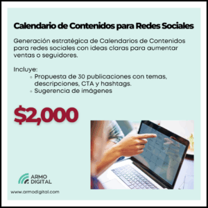 Calendario de Contenidos para Redes Sociales